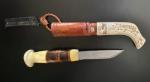 Swedish Viking Mountain Half Horn Hiking Knife