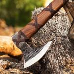 Authentic Ragnar Lothbrok Viking Axe with Sheath