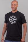 Vegvisir Viking Rune Compass T-Shirt - Black