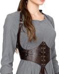 Medieval Leather Corset Belt for Women