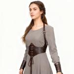 Medieval Leather Corset Belt for Women