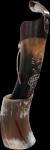 Vikingsbrand Handcrafted 19" Drinking Horn with Stand