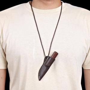Viking Neck Knife with Sheath and Cord