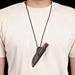 Viking Neck Knife with Sheath and Cord