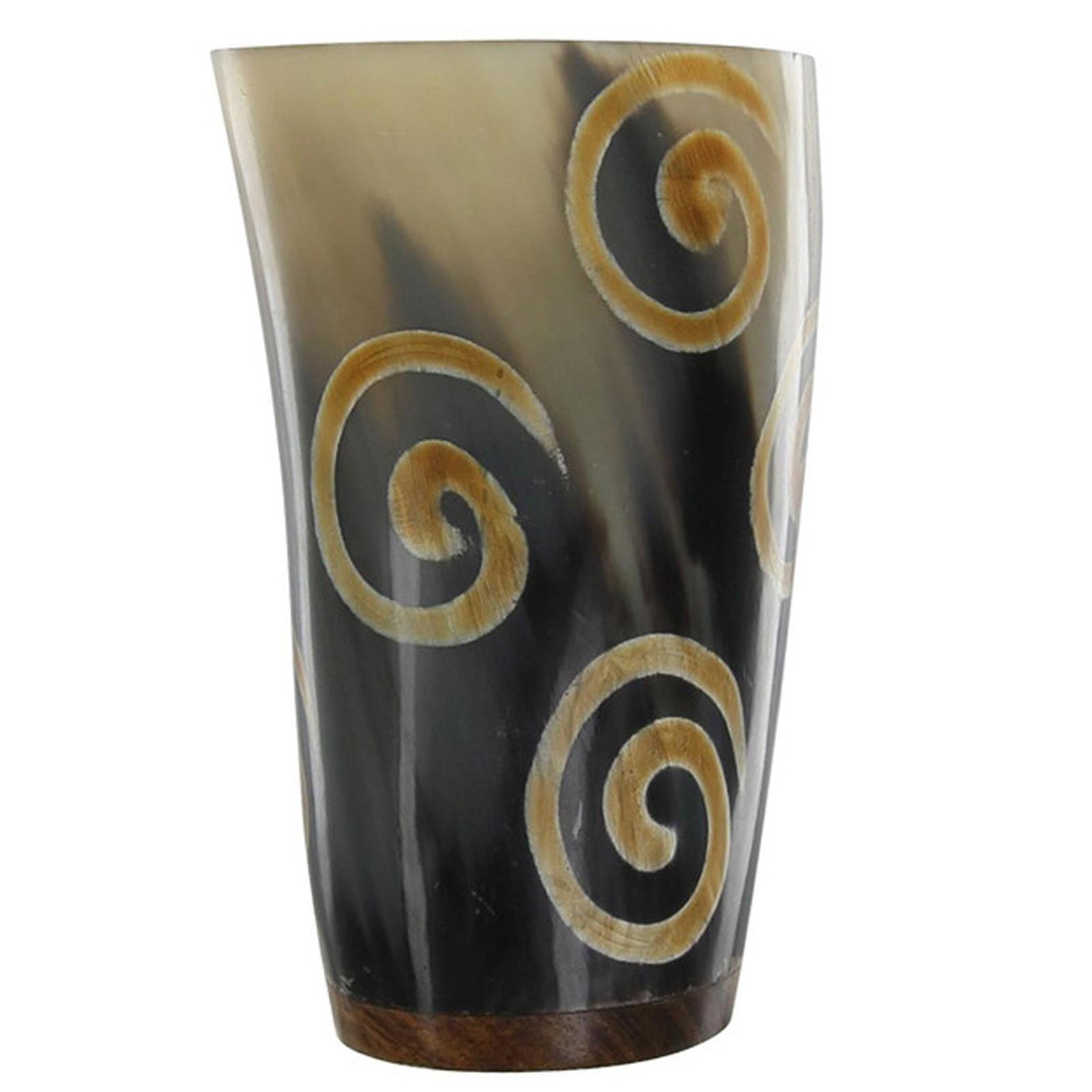 Viking Horn Tumbler Cup for Medieval Cheers