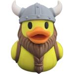 Viking Duck Figurine with Braided Beard & Helmet