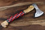 Handmade Viking Tomahawk Axe with Carbon Steel Blade