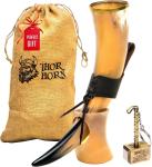 Viking Drinking Horn with Stand - Perfect Men's Gift