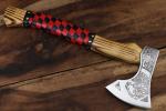 Handmade Viking Tomahawk Axe with Carbon Steel Blade