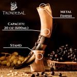 Viking Drinking Horn with Stand - Perfect Men's Gift