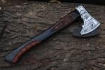 Handmade Viking Tomahawk Axe with Carbon Steel Blade