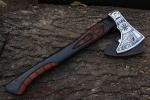 Handmade Viking Tomahawk Axe with Carbon Steel Blade