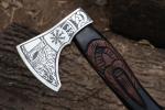 Handmade Viking Tomahawk Axe with Carbon Steel Blade