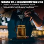 Handmade Viking Horn Beer Mug with Handle