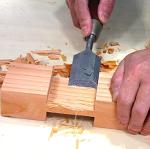 KAKURI 6-Piece Damascus Japanese Wood Chisel Set