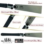 SUIZAN 9.5" Folding Ryoba Double Edge Pull Saw