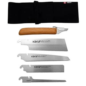 KAKURI Precision Japanese Pull Saw Set - 4 Pieces