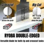 KAKURI 9.5" Japanese Ryoba Pull Saw