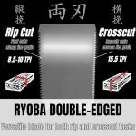 KAKURI 9.5" Ryoba Pull Saw with Cork Handle