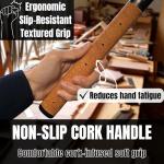 KAKURI 9.5" Ryoba Pull Saw with Cork Handle