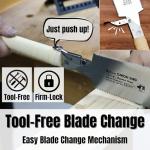 KAKURI 9.5" Japanese Ryoba Pull Saw