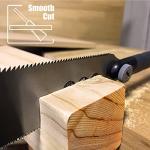 RUITOOL Ryoba Double-Edge Hand Saw with Beech Handle