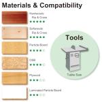 KANEFUSA 10-Inch Table Saw Blade for Smooth Cuts