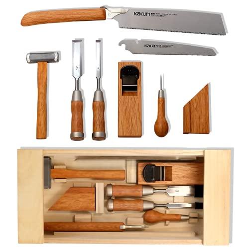 KAKURI 8-Piece Japanese Woodworking Tool Set