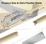 9.5 Inch Japanese Ryoba Pull Saw for Woodworking