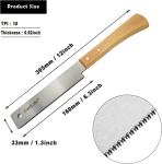 Japanese Flush Cut Hand Saw with Flexible Blade