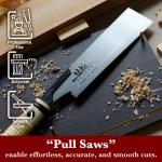 SUIZAN 7-Inch Japanese Pull Saw for Woodworking