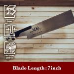 SUIZAN 7-Inch Japanese Pull Saw for Woodworking