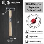 RANSHOU 570g Japanese Double Face Carpenter Hammer