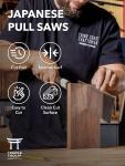 Ryoba Pull Saw - 9.5" Rip and Crosscut