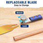 10" Japanese Double-Edge Pull Saw with Flexible Blade