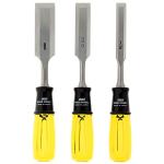 KAKURI Heavy Duty Japanese Wood Chisel Set 3-Piece