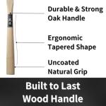 RANSHOU 570g Japanese Double Face Carpenter Hammer