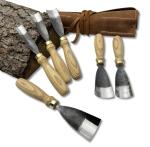 10-Piece Hand Forged Damascus Steel Chisel Set