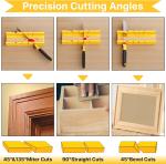 Japanese Miter Box and Saw Set for Woodworking