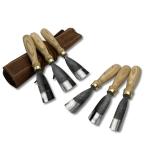 10-Piece Hand Forged Damascus Steel Chisel Set