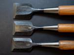 Hidari Nobuhiro 3-Piece Japanese Bench Chisel Set