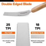 Japanese Flush Cut Saw - 5” Beechwood Handle