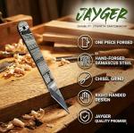 Damascus Steel Kiridashi Knife for Woodworking