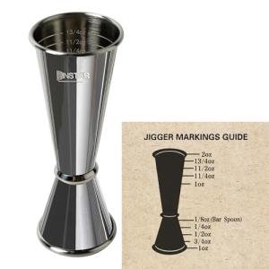 Japanese Double Jigger with 8 Measurements