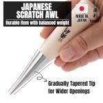 KAKURI 4.5" Tapered Socket Awl for Woodworking