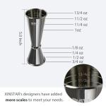 Japanese Double Jigger with 8 Measurements