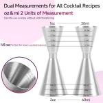 Japanese Stainless Steel Dual Measurement Jigger