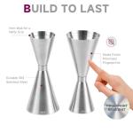 Japanese Stainless Steel Dual Measurement Jigger