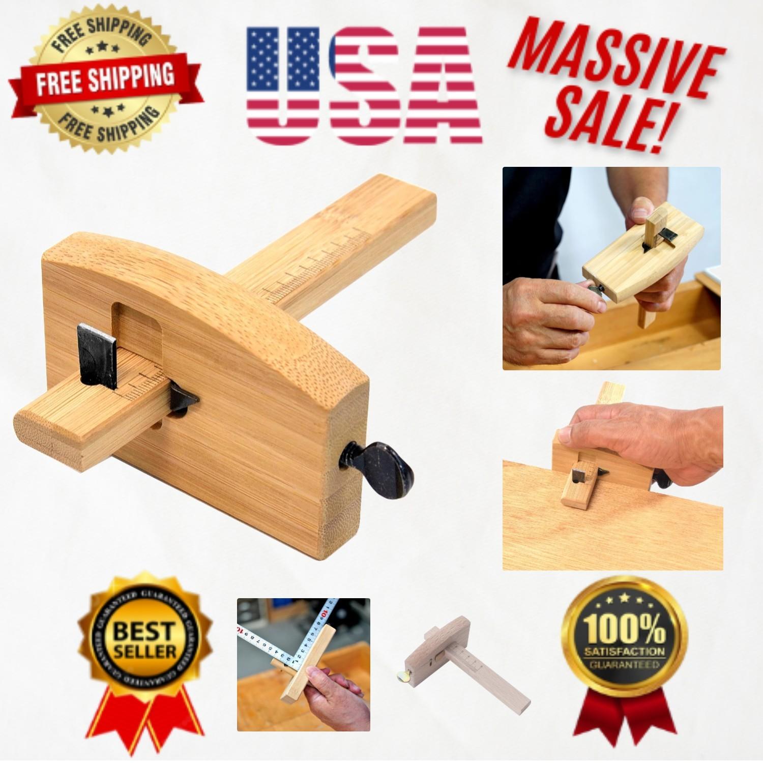 Japanese Wood Scribe Tool - Adjustable Marking Gauge