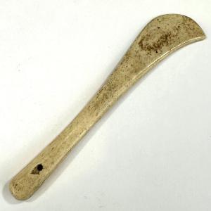 Antique 4.75" Japanese Hera Fabric Marking Tool